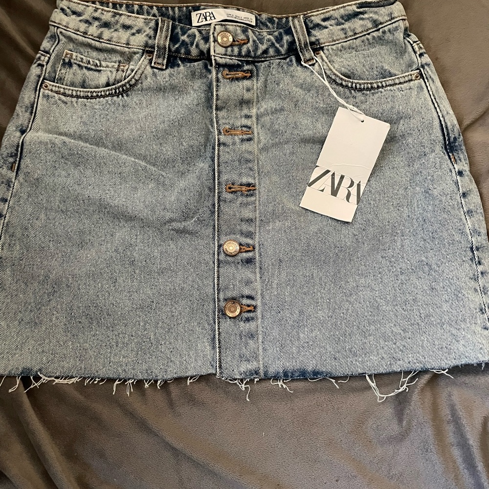 Zara denim skirt